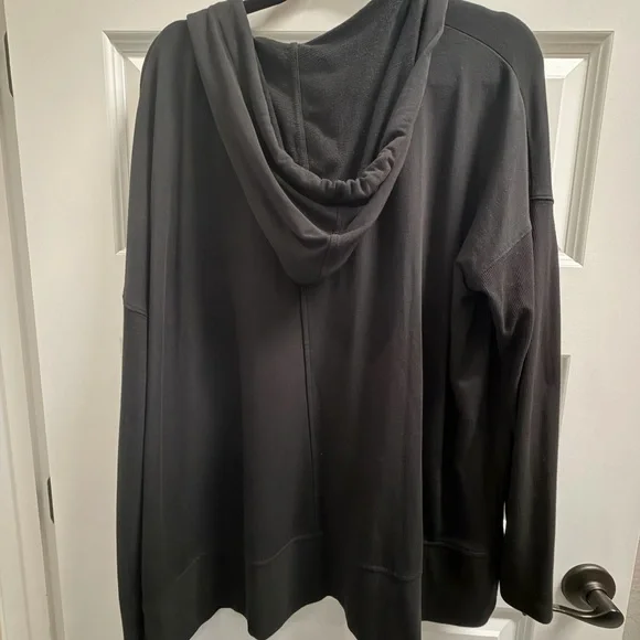 Lou & Grey Black Hooded Top - Picture 4 of 5